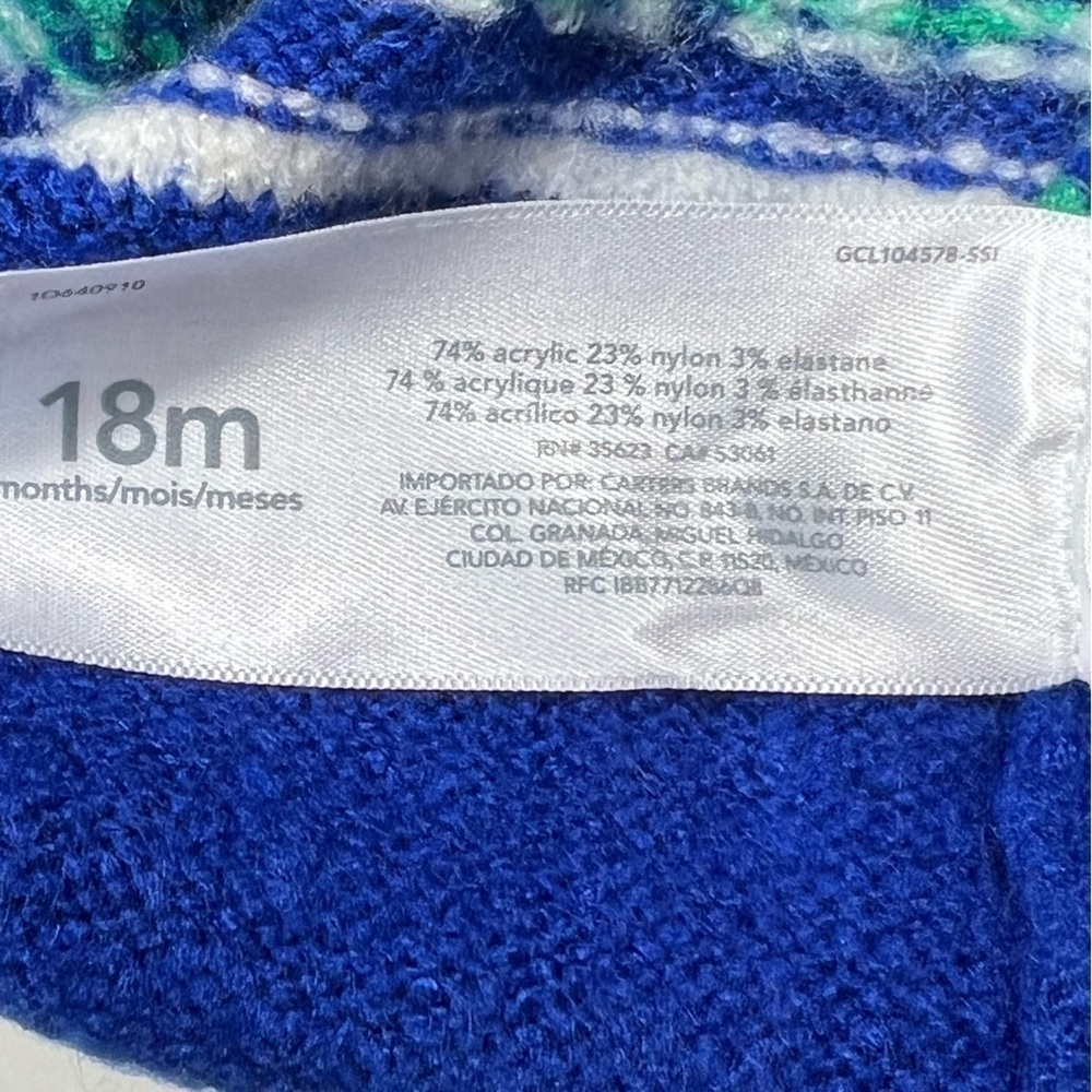 Carter’s + Hillary Duff | Bold Striped Sweater | 18 Mos - Picture 8 of 8